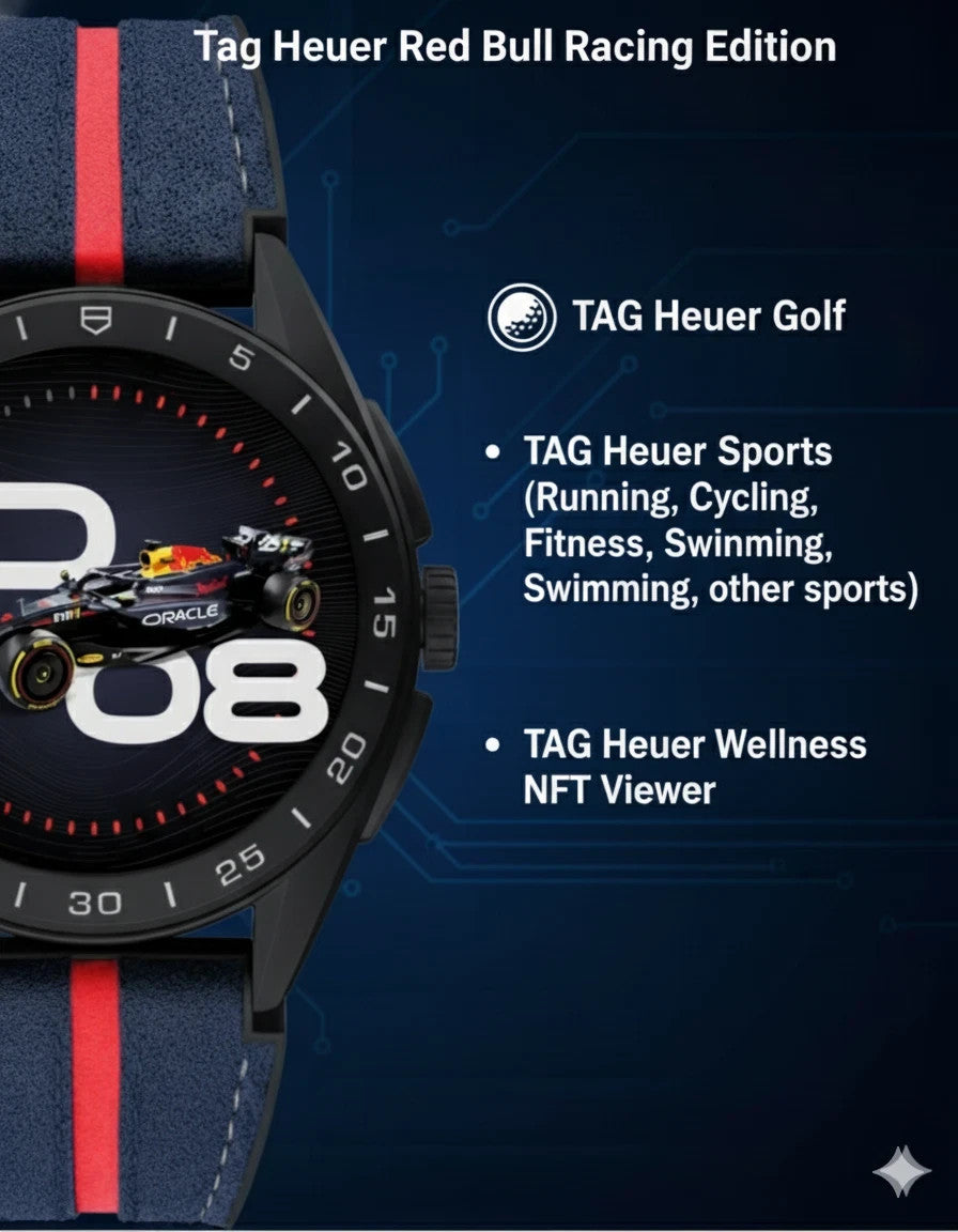 TAG Heuer Connected E4 x Oracle Red Bull Racing Smartwatch SBR8A80.EB0365 Men's Watch – view 3
