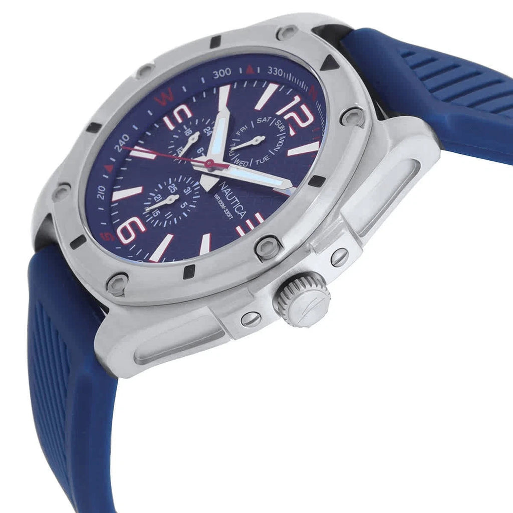 Nautica Tin Can Bay Multifunction Quartz Blue Dial NAPTCS224 Men's Watch – view 2