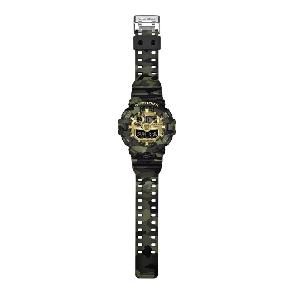 Casio G-Shock GA700CMG-3A Bold Camo and Gold Series Ana-Digi Resin Men's Watch – view 3