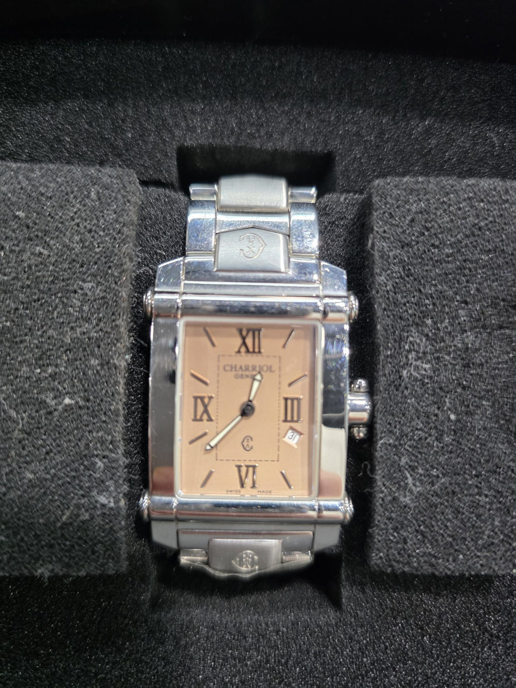 Charioor Philippe Charriol Columbus Quartz Stylish Design with Bold Bracelet Women's Watch