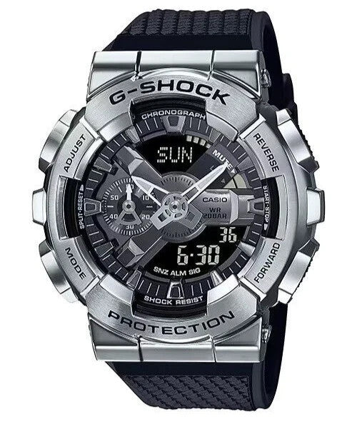 Casio G-Shock GM110-1A Analog-Digital Steel Black Strap Men's Watch