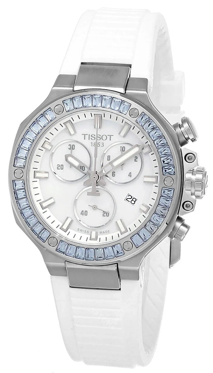 Tissot T-Race Quartz Chronograph 38mm MOP Dial T141.817.97.111.00 Men's Watch