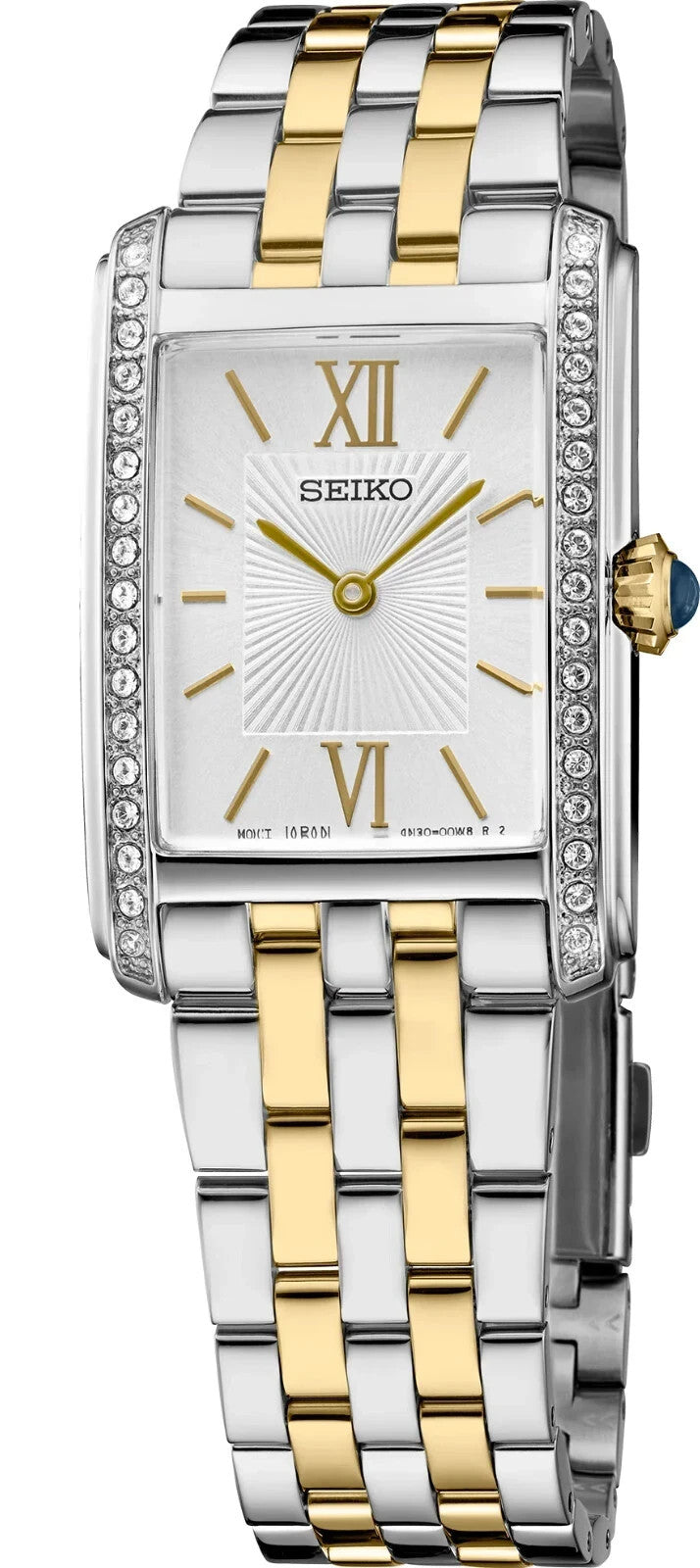 Seiko Essentials Crystals Two Tone SWR093 Women's Watch