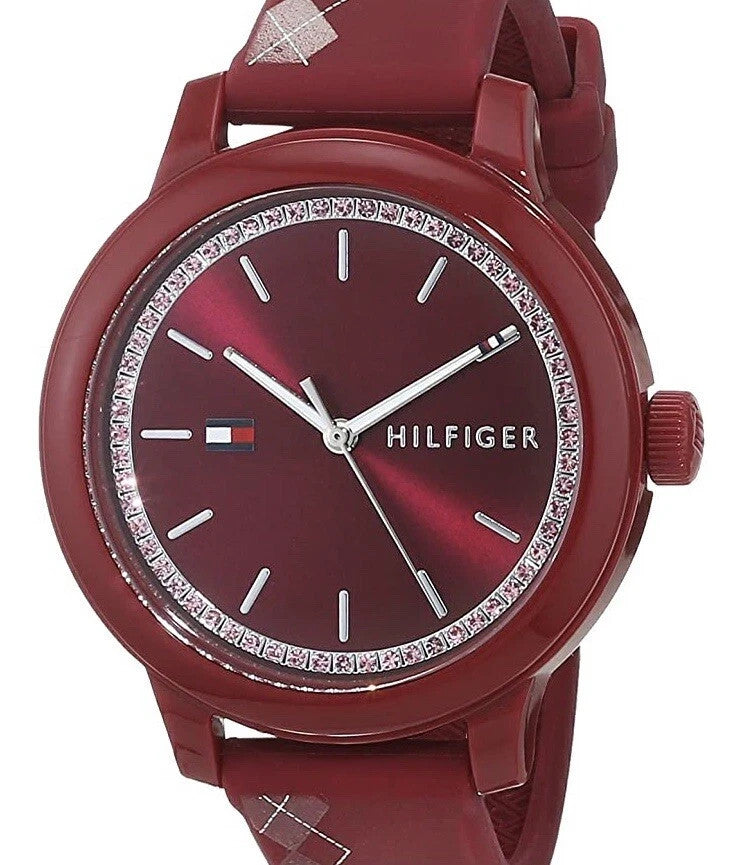 Tommy Hilfiger Burgundy Ashley Sport 1781813 Women's Watch – view 2