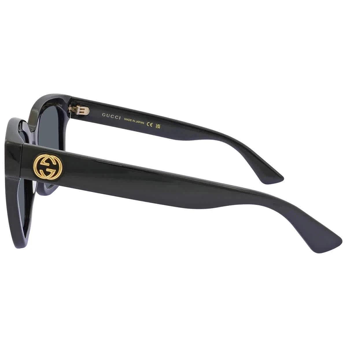 Gucci Grey Square Women's Sunglasses GG0034SN 001 54 GG0034SN 001 54 – view 3