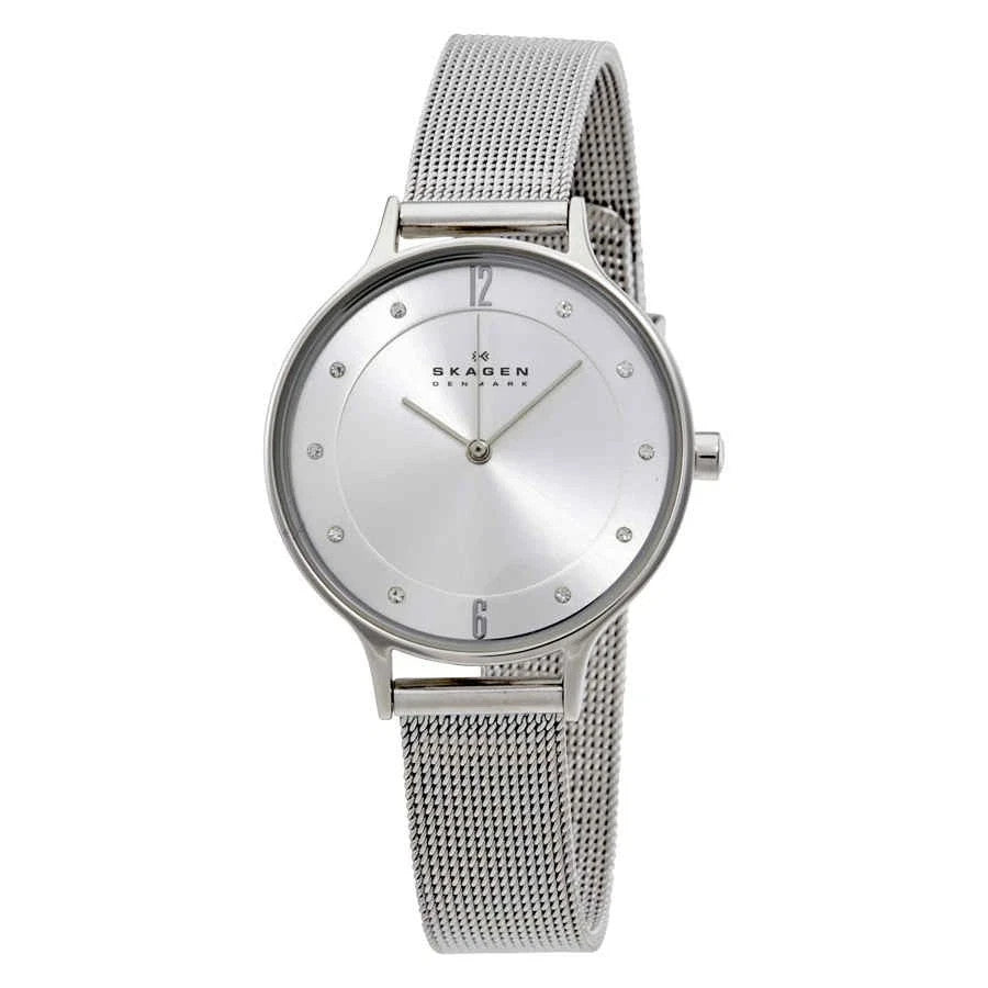 Skagen Anita Silver Dial Stainless Steel Mesh SKW2149 Women's Watch