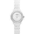 Emporio Armani AR1479 Ceramic White With Crystal Bezel Women's Watch
