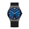 Bering 32039-447 Ultra Slim Ceramic Analog Blue Black Men's Watch