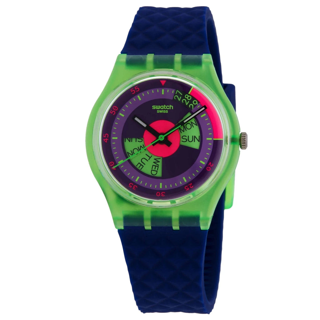 Swatch Neon Skychart Quartz Purple Dial SO28G704 Unisex Watch