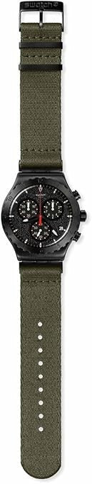 Swatch YVB416 'by the Bonfire' Irony Chronograph Stainless Steel 43mm Men's Watch – view 2