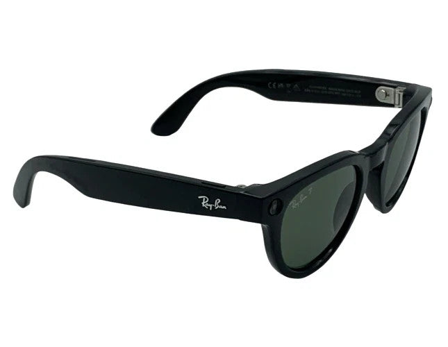 Ray-Ban Meta Headliner RW4009 Smart Glasses Shiny Black Green – view 2
