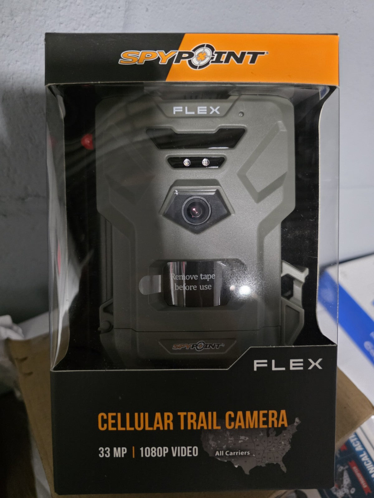 Spypoint Flex GPS 4G Multi Network HD Infrared IR Cellular Lte Trail Camera 33mp