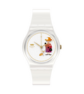 Swatch How Majestic Jubilee Quartz White Dial GZ711 Unisex Watch