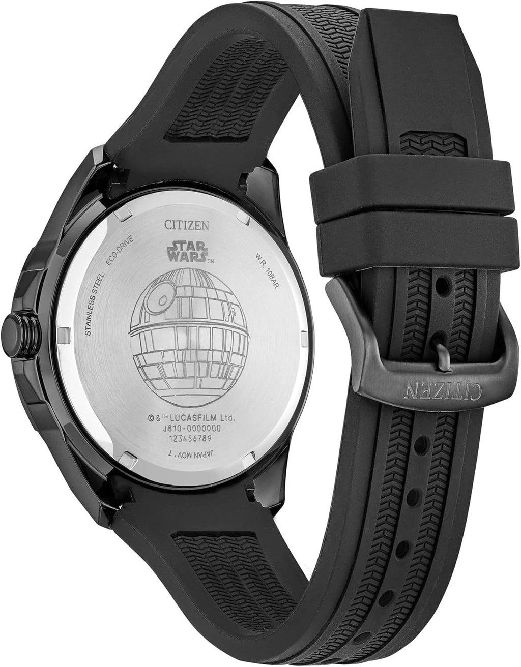 Citizen AW1606-06W Eco-Drive Darth Vader with Stainless Steel Men's Watch – view 4