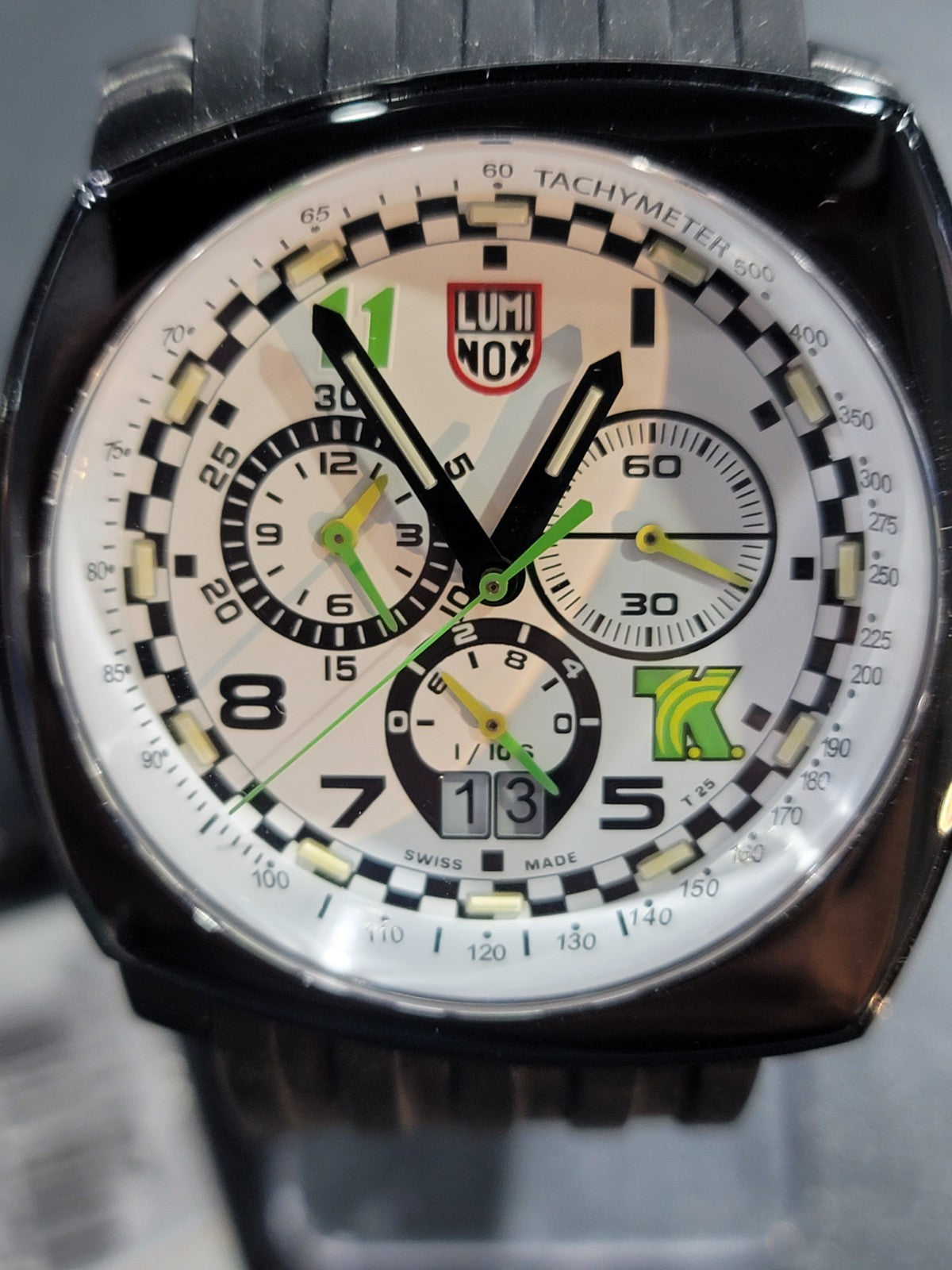 Luminox Tony Kanaan Limited Edition White and Black Dial XL.1146 Men's Watch – view 2