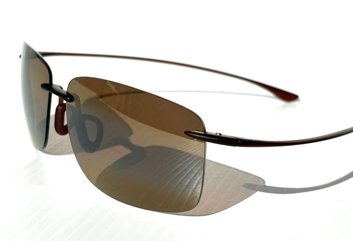 Maui Jim Hema Matte Rootbeer Polarized Hcl Bronze Lens Sunglass H443-26M – view 2