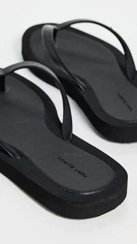 Tory Burch 162307 Women's Kira Padded Flip Flops Size: 8 Perfect Black – view 3
