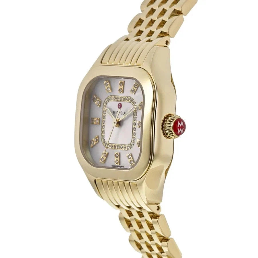 Michele Meggie Diamond Quartz Mother-of-Pearl MWW33B000010 Women's Watch – view 3