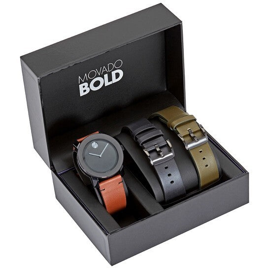 Movado Bold TR90 Quartz Black Dial 3600600 Set Men's Watch – view 4