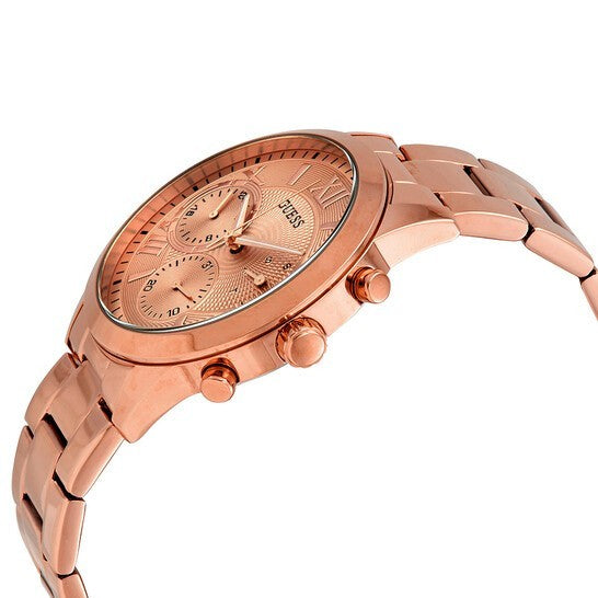 Guess W1070l3 Solar Rose Gold Dial Stainless Steel Women's Watch – view 2