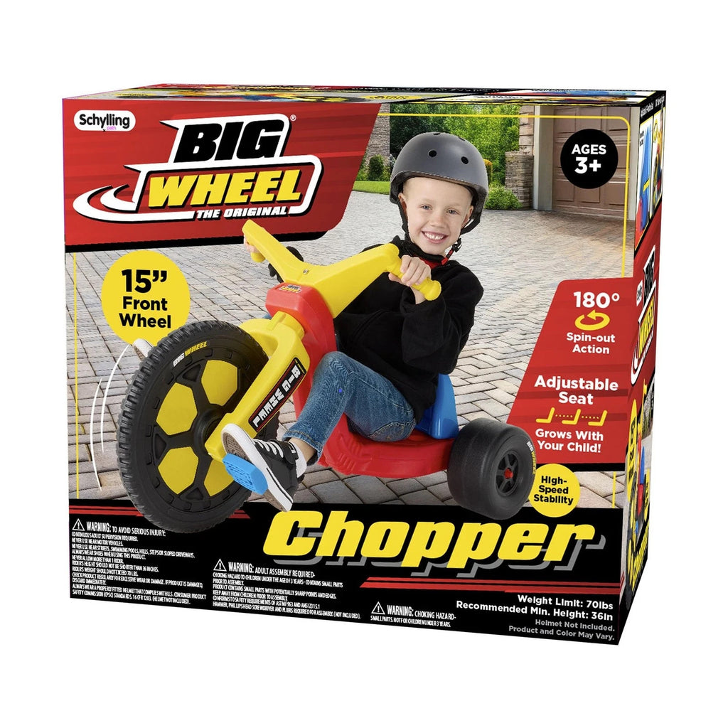 Big Wheel Schylling Chopper Bwchp Low-Riding Tricycle with Adjustable Seat – view 6