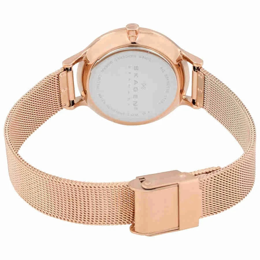 Skagen Anita Silver Dial Rose Gold-tone SKW2151 Women's Watch – view 3
