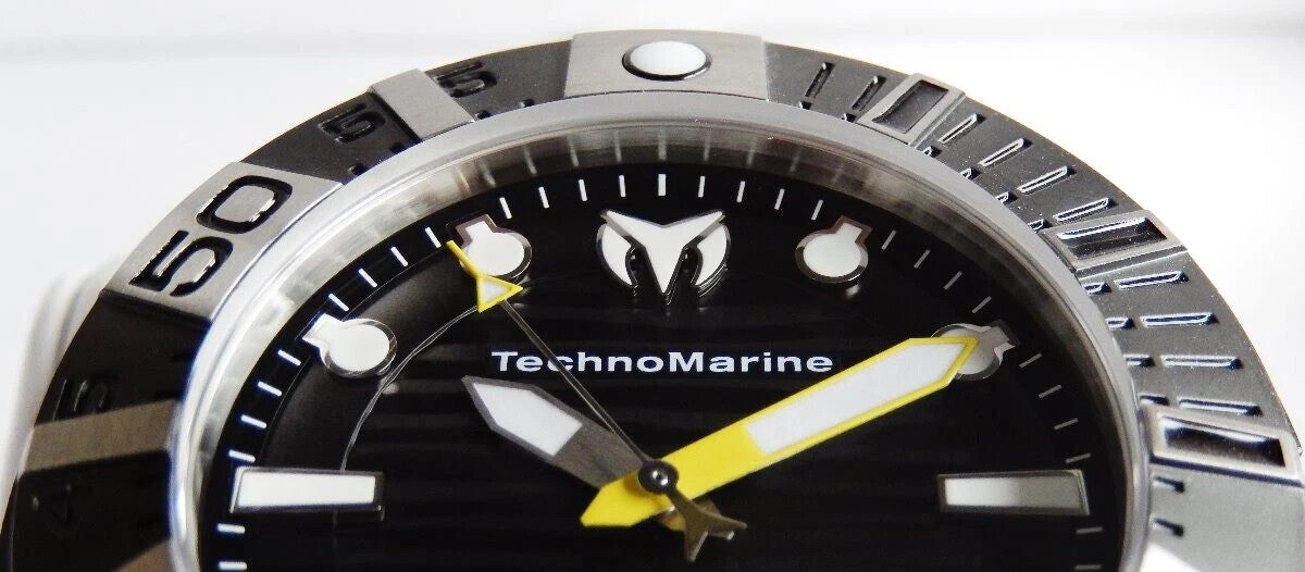 TechnoMarine Black Reef Swiss Quartz Watch (513004) New In Box