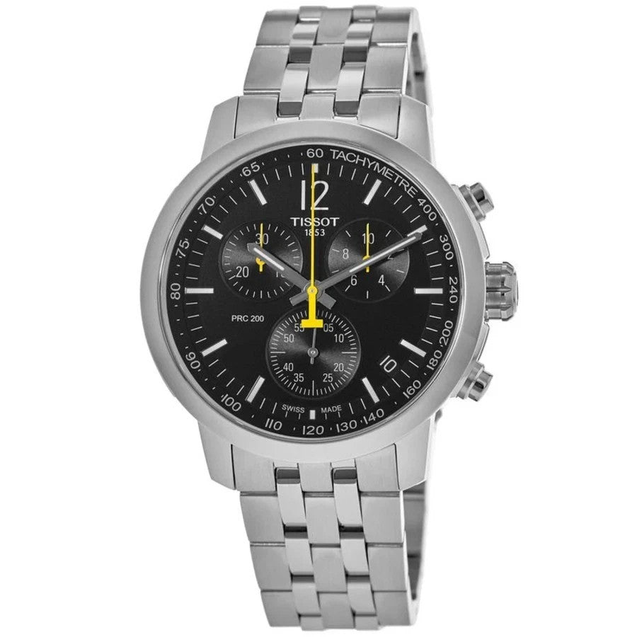 Tissot Prc 200 Quartz Chronograph Black T114.417.11.057.00 Men's Watch