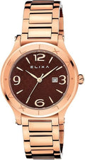 Elixa Women's Watch E110-L442 Brown Strap 32mm Bracelet