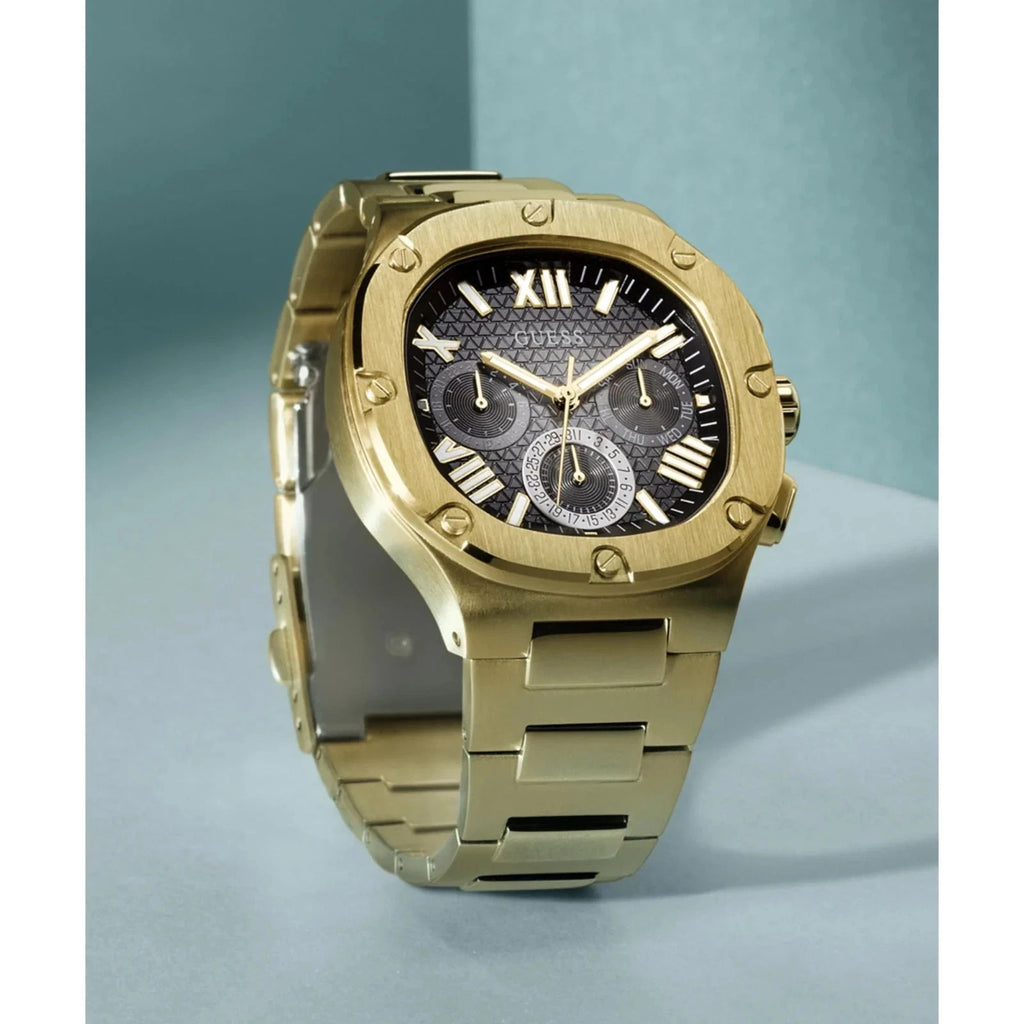 Guess Gold Tone GW0572G2 Headline Black Dial 42mm Multi-function Men's Watch – view 5
