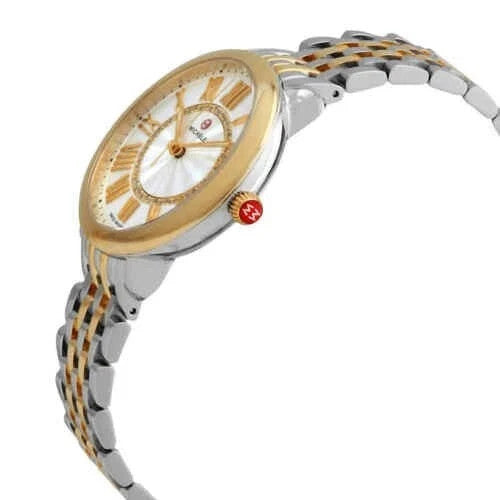 Michele Serein Mid Two-Tone With Diamond Sunray Dial MWW21B000148 Women's Watch – view 4