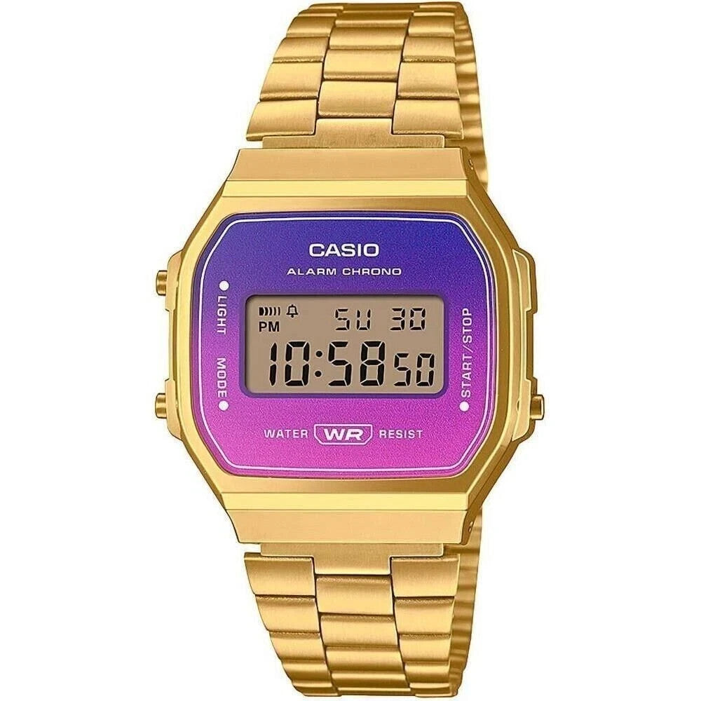 Casio A168WERG-2A Digital Quartz Gold Vintage Collection Unisex Watch