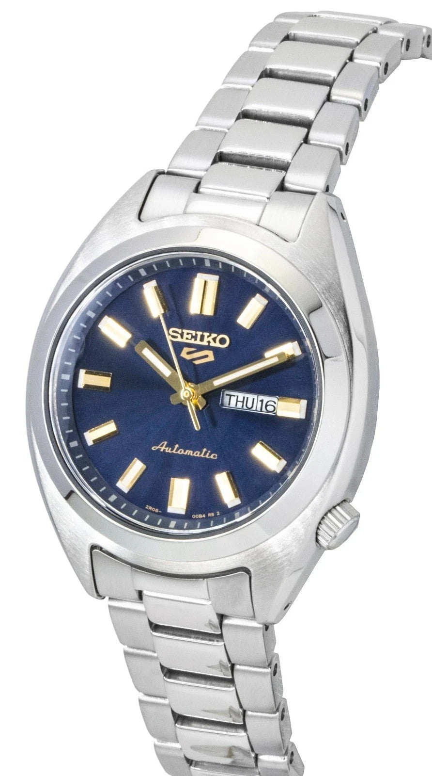 Seiko 5 Sports Blue Dial Automatic Stainless Steel SRE021K1 Women's Watch – view 3