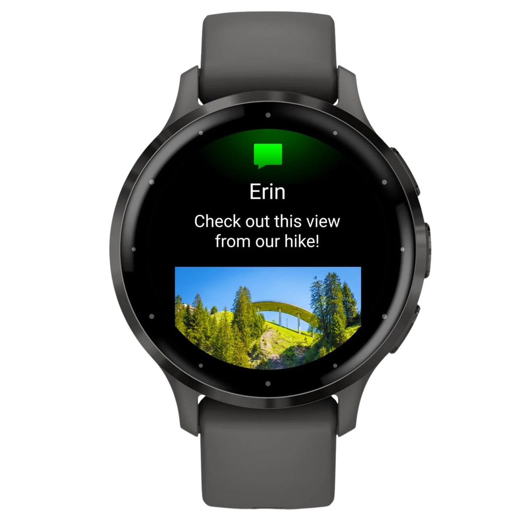 Garmin Venu 3S 41mm GPS Smartwatch 010-02785-00 Slate Steel Unisex Watch – view 2