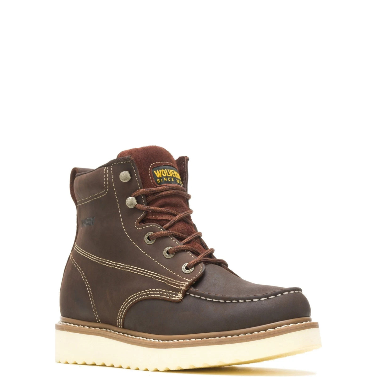 Wolverine Men's Loader 6" Wedge Boot Work Shoes Leather Size 10 – view 2