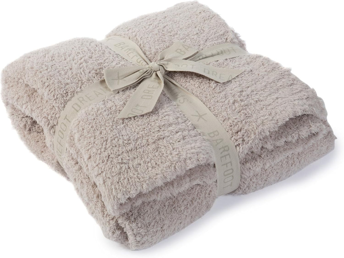 Barefoot Dreams CozyChic Throw Stone 54" x 72" 54" 72" B503 – view 4