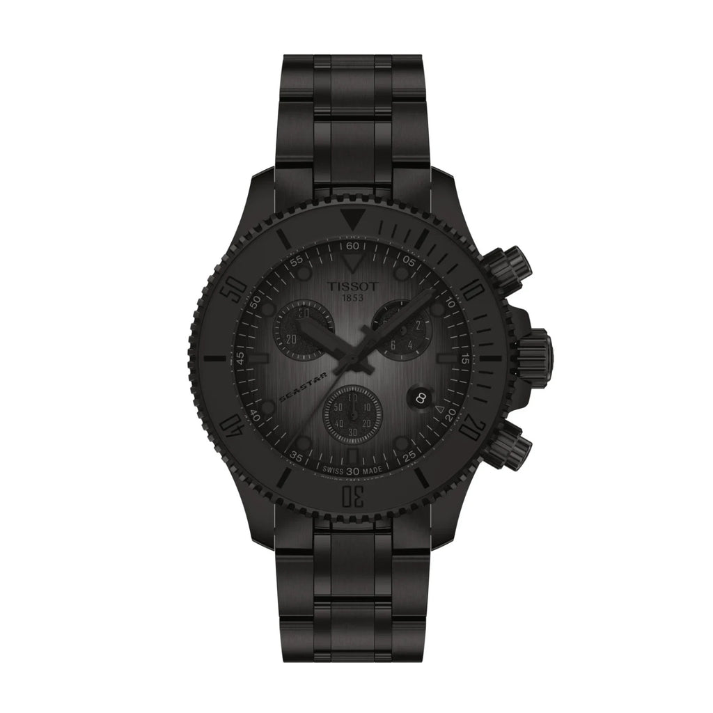 Tissot Seastar 1000 Chronograph 38mm Quartz Black Dial T120.217.33.061.00 Men's Watch
