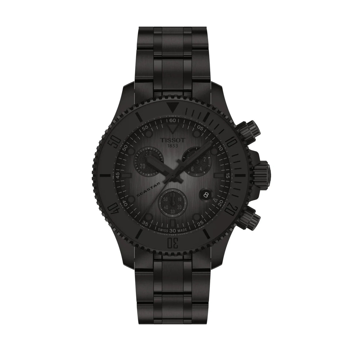 Tissot Seastar 1000 Chronograph 38mm Quartz Black Dial T120.217.33.061.00 Men's Watch
