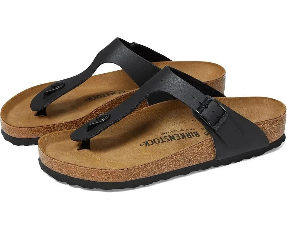 Birkenstocks Gizeh BS Black 43691 Birko-Flor Sandels Size 11 – view 4