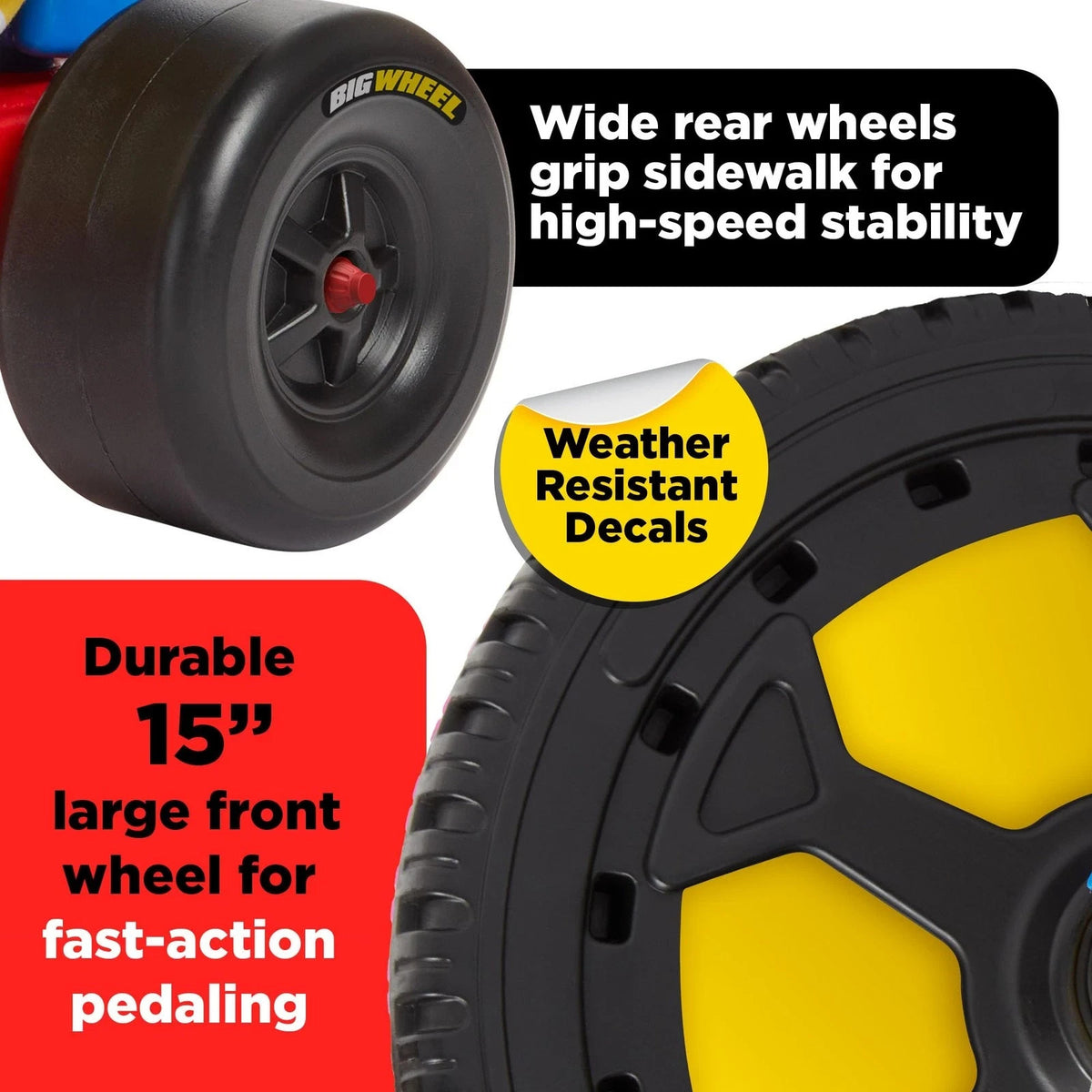 Big Wheel Schylling Chopper Bwchp Low-Riding Tricycle with Adjustable Seat – view 5