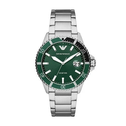 Emporio Armani Armani Diver AR11338 Green Dial Men's Watch