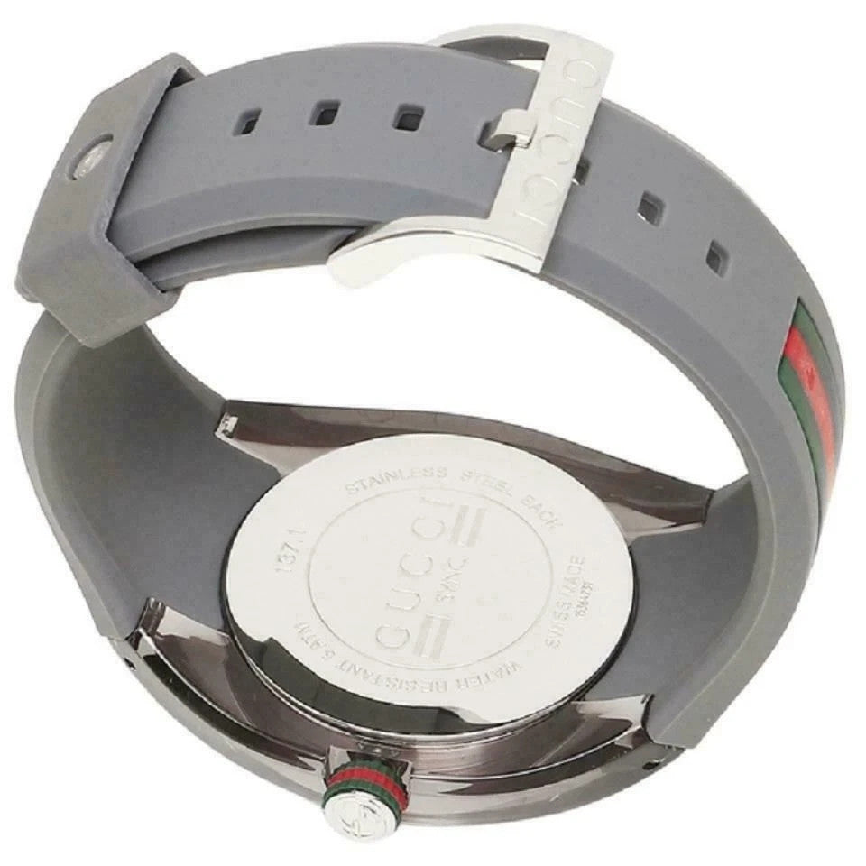 Gucci Sync XXL 46mm YA137109 Gray Rubber Band Dial Men's Watch – view 3