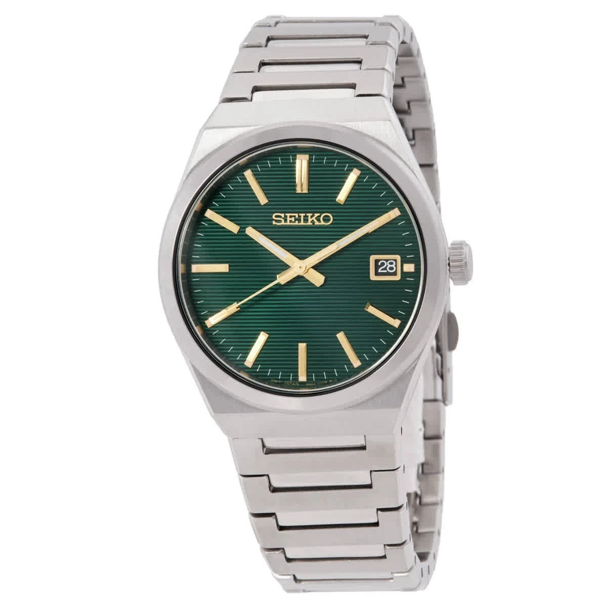 Seiko Quartz Green Dial SUR601P1 Men's Watch