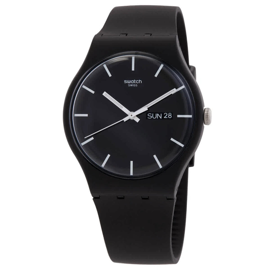 Swatch Originals Power Tracking Mono Black Dial SO29B704 Men's Watch