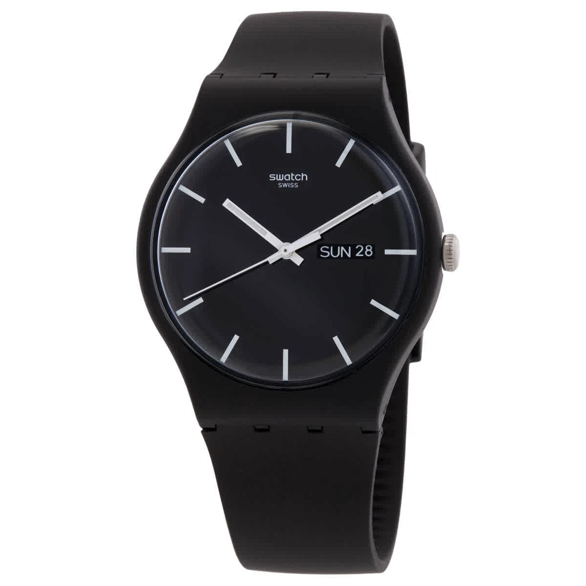 Swatch Originals Power Tracking Mono Black Dial SO29B704 Men's Watch