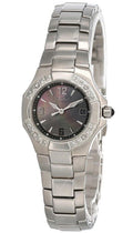 Seiko Coutura 28mm Black MOP Dial Stainless Steel Bracelet SXD575 Women's Watch
