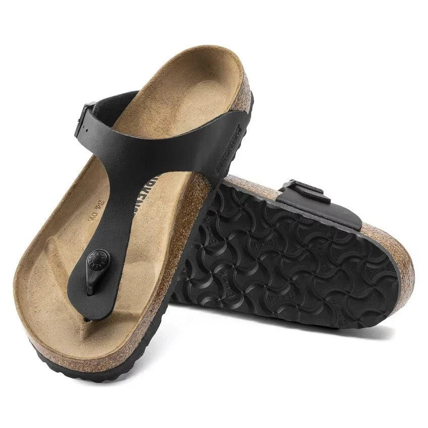 Birkenstocks Gizeh BS Black 43691 Birko-Flor Sandels Size 11