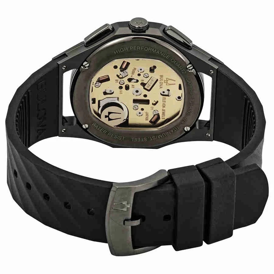 Bulova Curv Chronograph Dark Gray Dial 98A162 Men's Watch – view 3