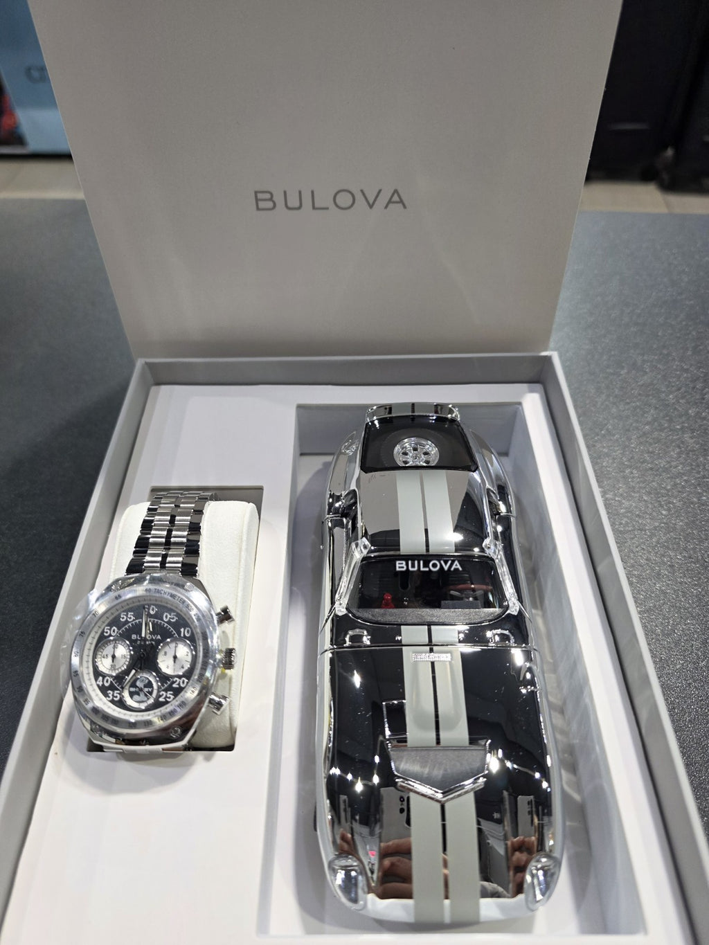 Bulova 96K118 Shelby Racer Limited Edition Set Chronograph Men's Watch