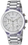 DKNY NY8262 Silver Tone Chronograph Quartz Date Women's Watch